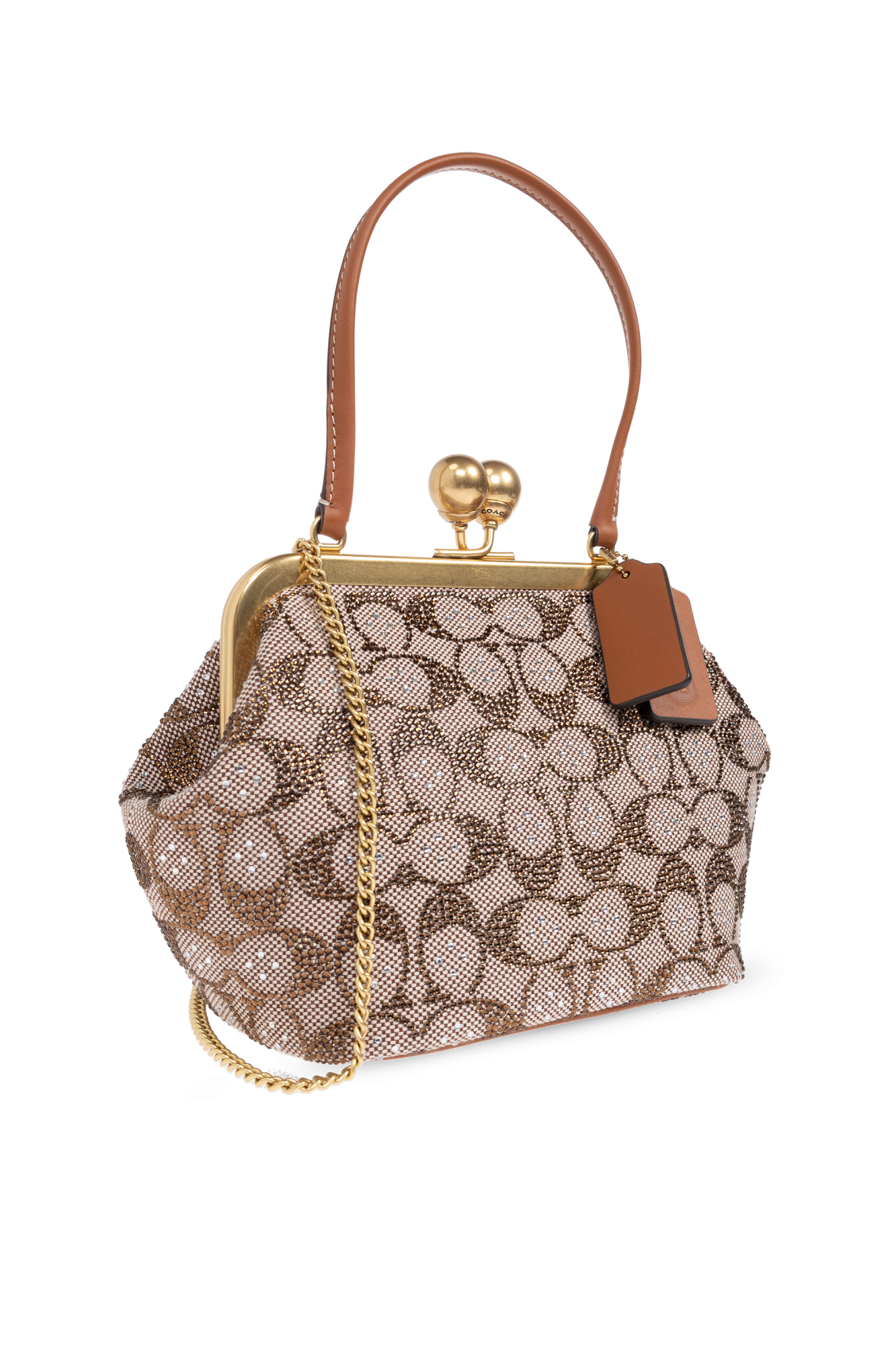 Beige Handbag `Kisslock 16` Coach - Vitkac AS